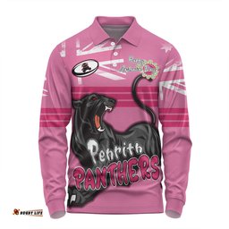 Amazing Aussie Penrith Panthers Happy Australia Day We Are One And Free V2 Long Sleeve Polo Shirt