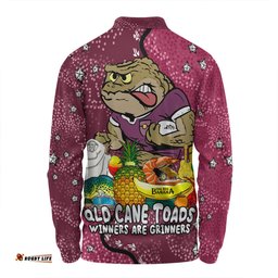 Amazing Aussie Queensland Cane Toads Custom Australian Big Things Long Sleeve Polo Shirt