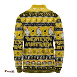 Amazing Aussie Western Australia Big Things Christmas Custom Giant Ram Long Sleeve Polo Shirt
