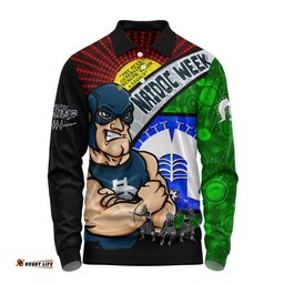 Amazing Aussie Carlton NAIDOC Week Pride Edition Long Sleeve Polo Shirt