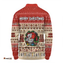 Amazing Aussie Redcliffe Dolphins Christmas Custom Chrissie Spirit Long Sleeve Polo Shirt