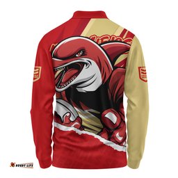 Amazing Aussie Redcliffe Dolphins Chasing Victory 2025 Final Series Pride Long Sleeve Polo Shirt