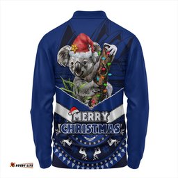 Amazing Aussie Australia Holiday Koala Merry Christmas Long Sleeve Polo Shirt
