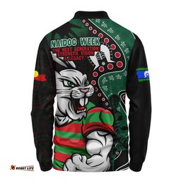 Amazing Aussie South Sydney Rabbitohs NAIDOC Indigenous Warrior Spirit Long Sleeve Polo Shirt
