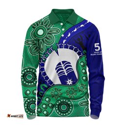 Amazing Aussie Indigenous Australian Aboriginal Shared Journey Spirit And Country Long Sleeve Polo Shirt