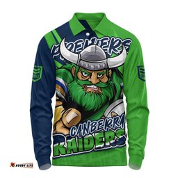 Amazing Aussie Canberra Raiders Chasing Victory 2025 Final Series Pride Long Sleeve Polo Shirt