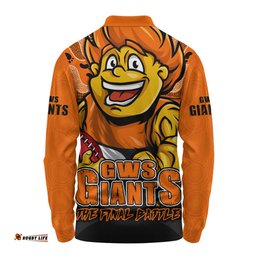 Amazing Aussie GWS GIANTS Final Clash Battle Edition Long Sleeve Polo Shirt