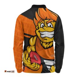 Amazing Aussie GWS GIANTS Defend The Pride Long Sleeve Polo Shirt
