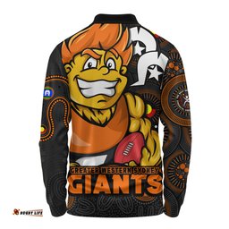 Amazing Aussie GWS GIANTS NAIDOC Spirit Of Country Long Sleeve Polo Shirt