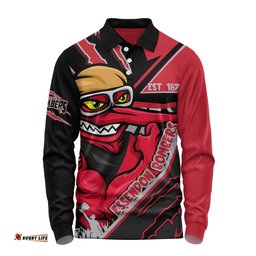 Amazing Aussie Essendon Battlefield Glory Gear Long Sleeve Polo Shirt