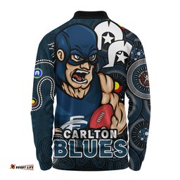 Amazing Aussie Carlton NAIDOC Spirit Of Country Long Sleeve Polo Shirt