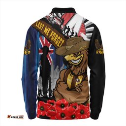 Amazing Aussie Hawthorn Anzac Day Honor United In Spirit Long Sleeve Polo Shirt