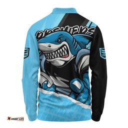 Amazing Aussie Cronulla Sutherland Sharks Chasing Victory 2025 Final Series Pride Long Sleeve Polo Shirt