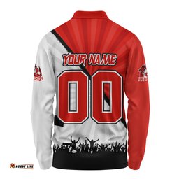 Amazing Aussie St. George Illawarra Dragons Fearless Soul Series Long Sleeve Polo Shirt