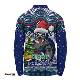 Amazing Aussie New Zealand Warriors Aussie Ugly Christmas For Die Hard Fan Supporters Long Sleeve Polo Shirt