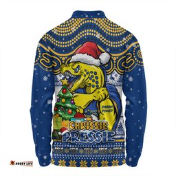 Amazing Aussie Parramatta Eels Aussie Ugly Christmas For Die Hard Fan Supporters Long Sleeve Polo Shirt