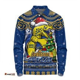 Amazing Aussie Parramatta Eels Aussie Ugly Christmas For Die Hard Fan Supporters Long Sleeve Polo Shirt