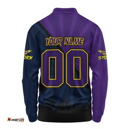 Amazing Aussie Melbourne Storm Fearless Soul Series Long Sleeve Polo Shirt
