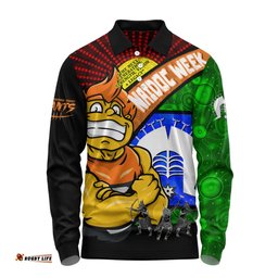 Amazing Aussie GWS GIANTS NAIDOC Week Pride Edition Long Sleeve Polo Shirt