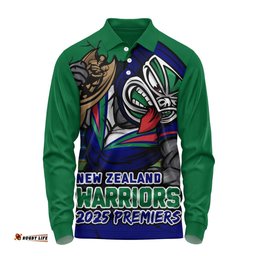 Amazing Aussie New Zealand Warriors Unleash Power In The Ultimate Battle Long Sleeve Polo Shirt