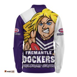 Amazing Aussie Fremantle Australian Football Finals Premiership Spirit Long Sleeve Polo Shirt