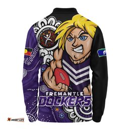 Amazing Aussie Fremantle Power Through Generations NAIDOC Edition Long Sleeve Polo Shirt