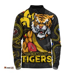 Amazing Aussie Richmond NAIDOC Spirit Of Country Long Sleeve Polo Shirt