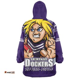 Fremantle Final Clash Battle Edition Wearable Blanket Hoodie Aussie Oodie