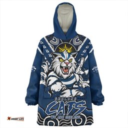 Geelong Cats Ripped Legacy Of The Game Wearable Blanket Hoodie Aussie Oodie