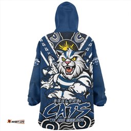 Geelong Cats Ripped Legacy Of The Game Wearable Blanket Hoodie Aussie Oodie