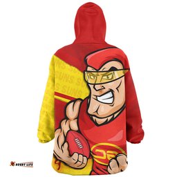 Gold Coast SUNS Defend The Pride Wearable Blanket Hoodie Aussie Oodie