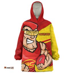 Gold Coast SUNS Defend The Pride Wearable Blanket Hoodie Aussie Oodie