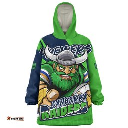 Canberra Raiders Chasing Victory 2025 Final Series Pride Wearable Blanket Hoodie Aussie Oodie
