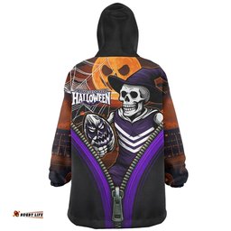 Fremantle Halloween Night Reaper Zipper Wearable Blanket Hoodie Aussie Oodie