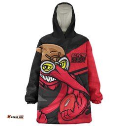 Essendon Defend The Pride Wearable Blanket Hoodie Aussie Oodie