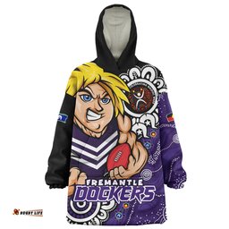 Fremantle Power Through Generations NAIDOC Edition Wearable Blanket Hoodie Aussie Oodie