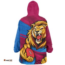 Brisbane Lions Defend The Pride Wearable Blanket Hoodie Aussie Oodie