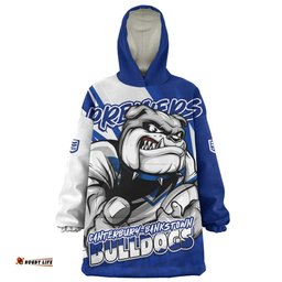 Canterbury Bankstown Bulldogs Chasing Victory 2025 Final Series Pride Wearable Blanket Hoodie Aussie Oodie