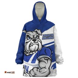 Canterbury Bankstown Bulldogs Defend The Pride Wearable Blanket Hoodie Aussie Oodie