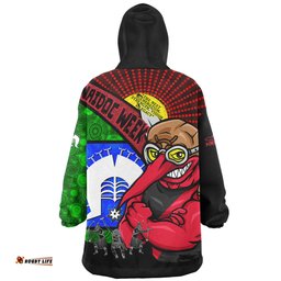 Essendon NAIDOC Week Pride Edition Wearable Blanket Hoodie Aussie Oodie