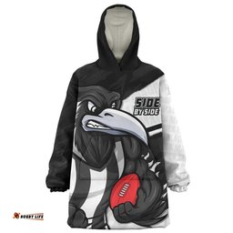 Collingwood Defend The Pride Wearable Blanket Hoodie Aussie Oodie