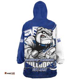 Canterbury Bankstown Bulldogs Battle For Glory Rugby Finals Edition Wearable Blanket Hoodie Aussie Oodie