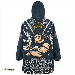 Carlton Ripped Legacy Of The Game Wearable Blanket Hoodie Aussie Oodie
