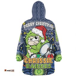 Canberra Raiders Christmas Custom Christmas Knit Patterns Vintage Jersey Ugly Wearable Blanket Hoodie Aussie Oodie
