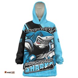 Cronulla Sutherland Sharks Chasing Victory 2025 Final Series Pride Wearable Blanket Hoodie Aussie Oodie