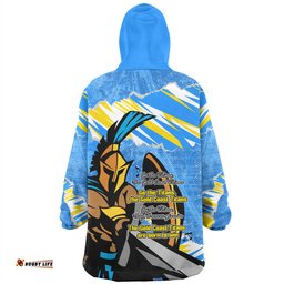Gold Coast Titans Sport Theme Song Wearable Blanket Hoodie Aussie Oodie