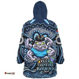New South Wales Blues Aboriginal Inspired Naidoc Week Custom For Die Hard Fan Supporters Wearable Blanket Hoodie Aussie Oodie