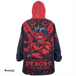 Melbourne Ripped Legacy Of The Game Wearable Blanket Hoodie Aussie Oodie