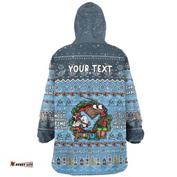 New South Wales Cockroaches Christmas Custom Chrissie Spirit Wearable Blanket Hoodie Aussie Oodie
