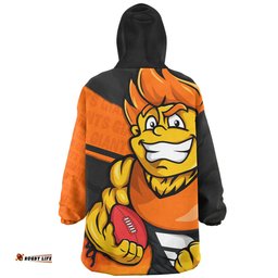GWS GIANTS Defend The Pride Wearable Blanket Hoodie Aussie Oodie